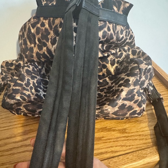 Vintage Victoria's Secret Leopard Print Backpack - Picture 3 of 5